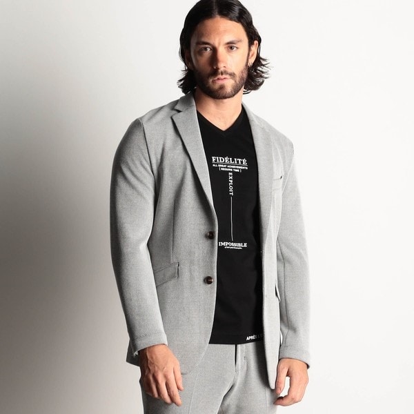 ハイダウェイ（HIDEAWAYS）/Ｗフェイスストレッチジャケット