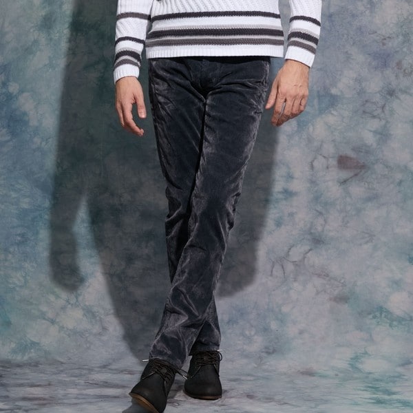 ハイダウェイ（HIDEAWAYS）/フロッキープリントデニムパンツ