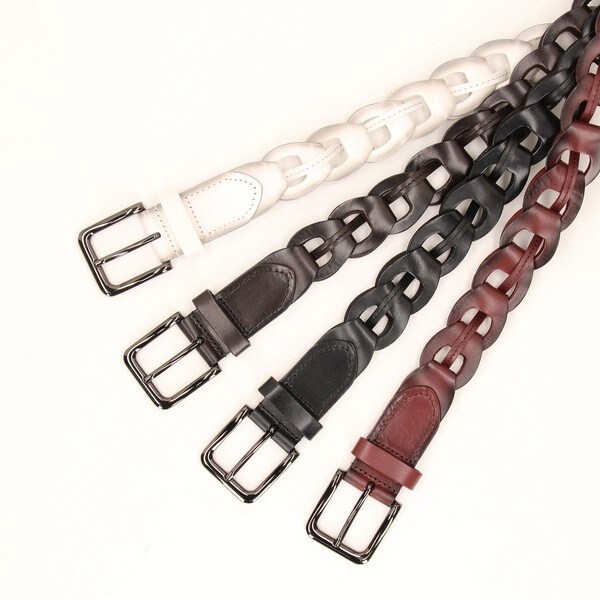 ハイダウェイ（HIDEAWAYS）/ストラップピースメッシュレザーベルト