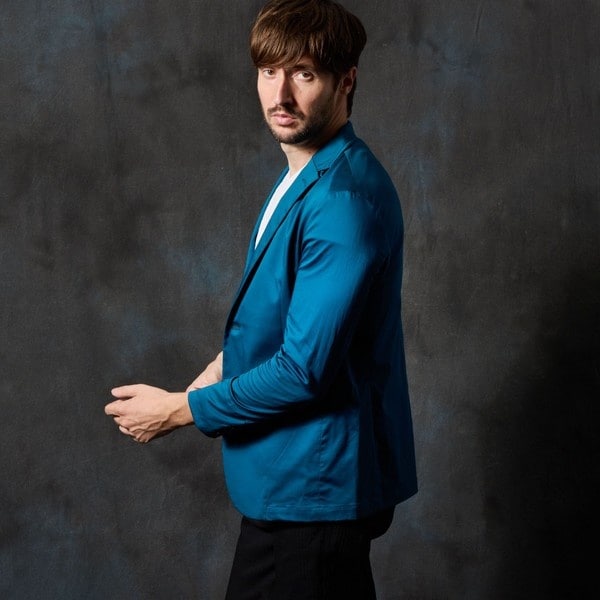 ハイダウェイ（HIDEAWAYS）/コットンストレッチサテンジャケット