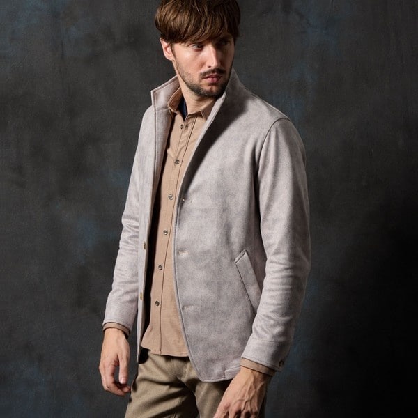 ハイダウェイ（HIDEAWAYS）/ポンチ起毛ムラスモーク柄カバーオール