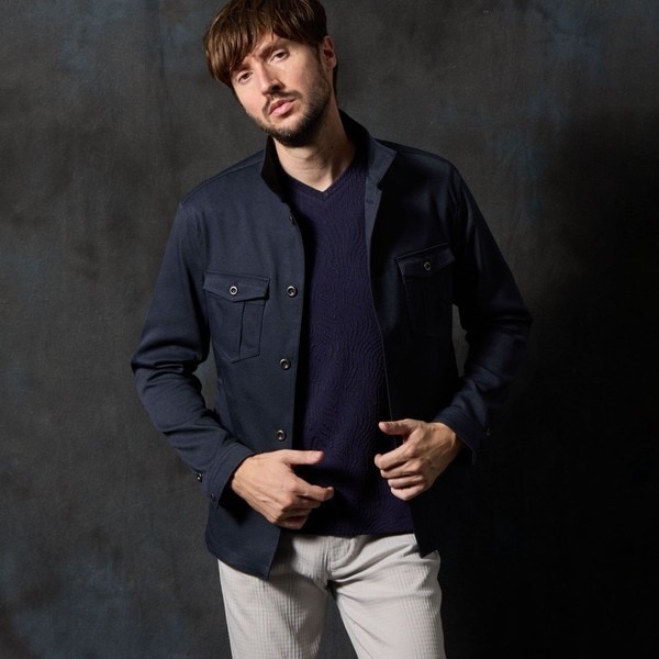 ハイダウェイ（HIDEAWAYS）/ウールライクミリタリーブルゾン ハイダウェイ（HIDEAWAYS）/ウールライクミリタリーブルゾンの通販はau