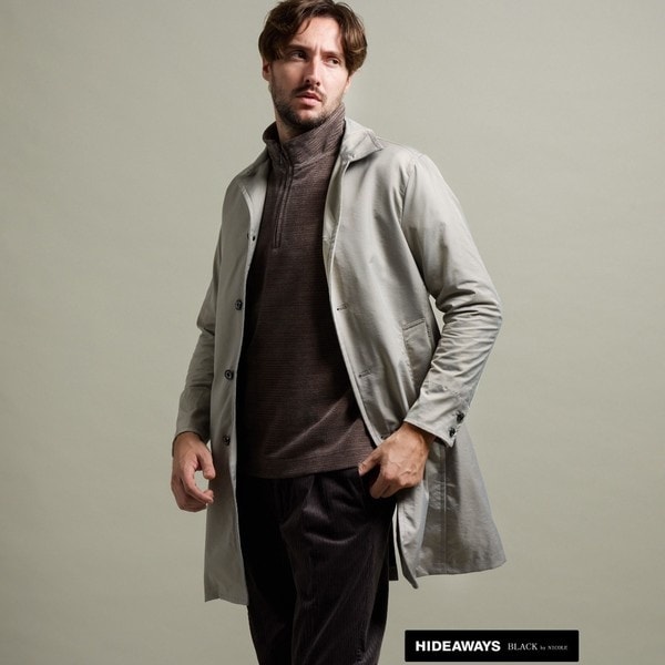 ハイダウェイ（HIDEAWAYS）/【HIDEAWAYS BLACK】ベストライナー付きステンカラーコート