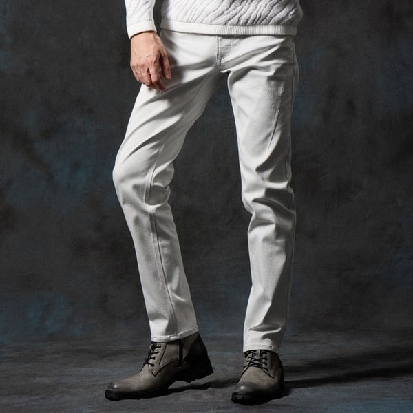 ハイダウェイ（HIDEAWAYS）/ヨコクロサテンストレッチパンツ