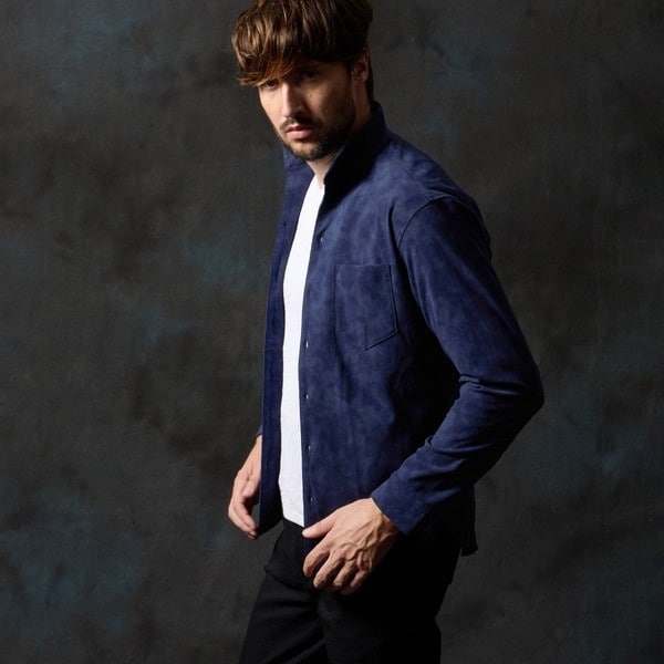 ハイダウェイ（HIDEAWAYS）/ムラプリントカットコーデュロイシャツ