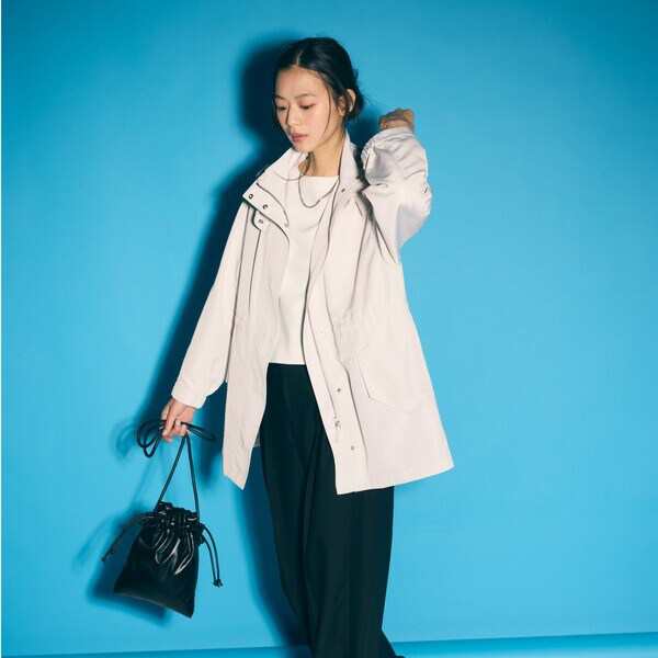 モノコムサ（MONO COMME CA）/チャーム付き パデッド巾着ショルダーの通販は
