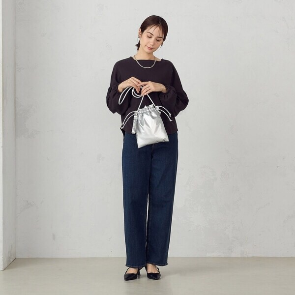 モノコムサ（MONO COMME CA）/チャーム付き パデッド巾着ショルダーの通販は