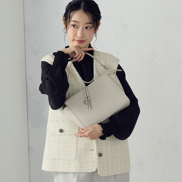 モノコムサ（MONO COMME CA）/ロゴプレート ミニショルダー