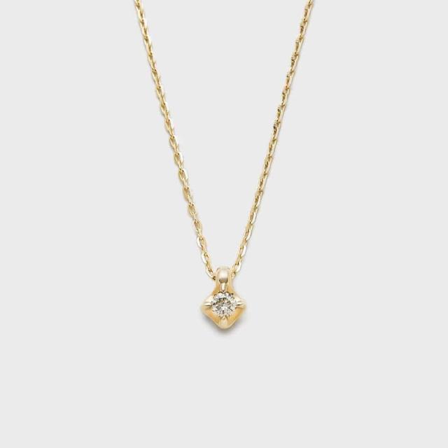 ノジェス（NOJESS）/K10ダイヤモンドネックレス(0．03ct)