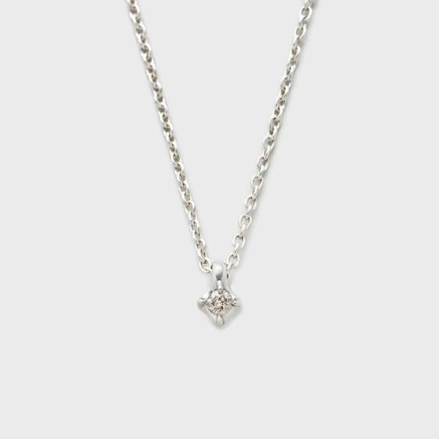 ノジェス（NOJESS）/シルバーダイヤモンドネックレス(0．03ct)_1