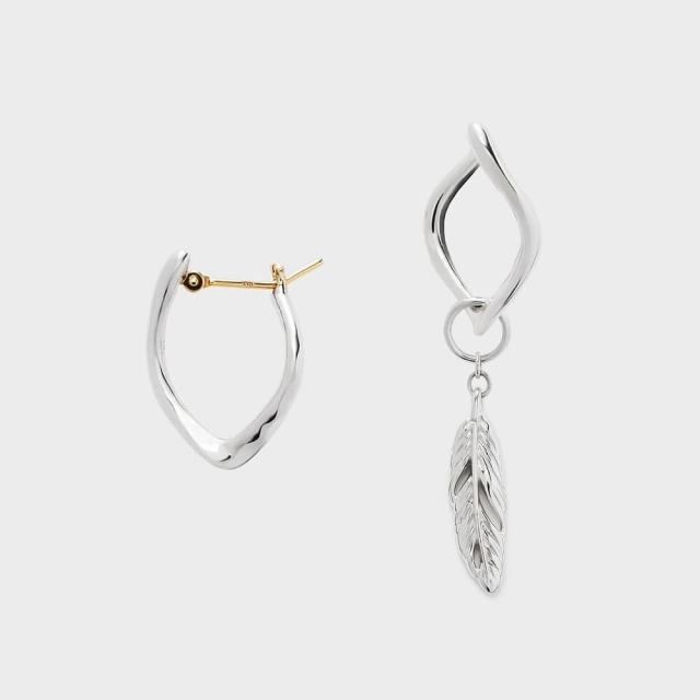 レア nojess ノジェス】K10YG 透かし フープピアス agete ピアス