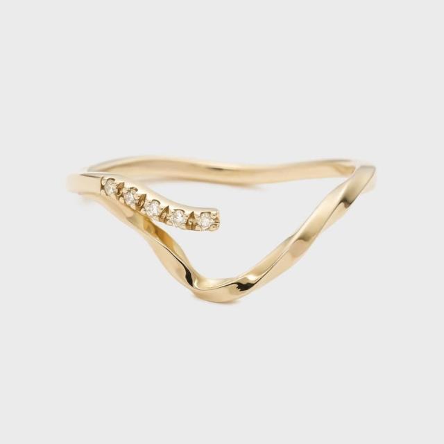 Amelie Monchouchou〔タルトシリーズ〕リング ピンクゴールド（PG） 4号 指輪 Amelie Monchouchouタルトシリーズリング ホワイトゴールド（WG