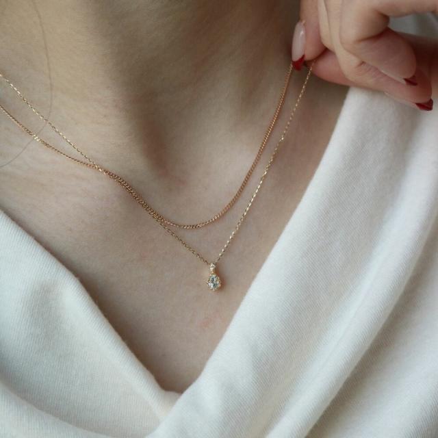 ノジェス（NOJESS）/K10アクアマリンネックレス_2