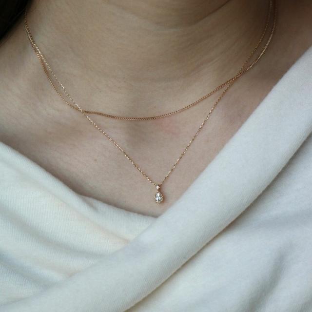 ノジェス（NOJESS）/K10アクアマリンネックレス_3