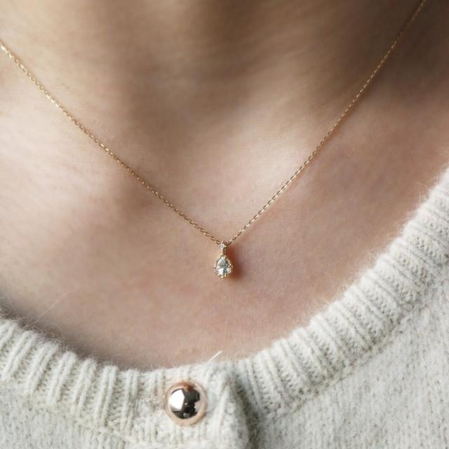 ノジェス（NOJESS）/K10アクアマリンネックレス_5