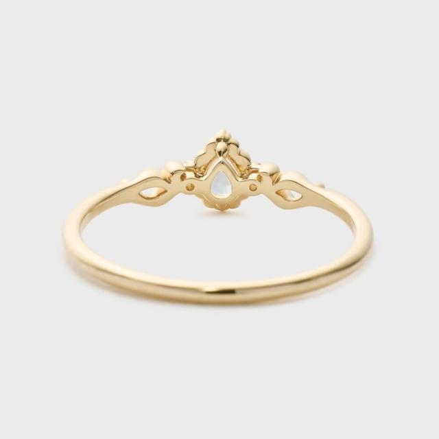 ノジェス（NOJESS）/【Pocket Ring】K10アクアマリンリング_7