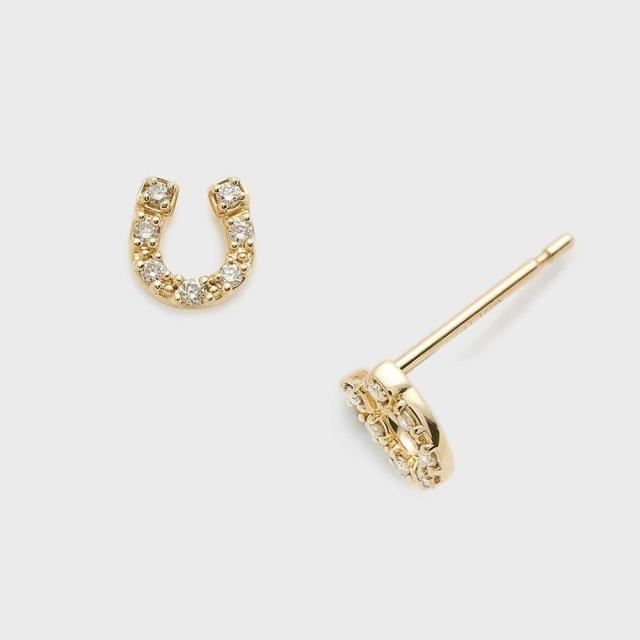 NOJESS ノジェス K10 パール サークル スタッズ ピアス NOJESS ノジェス K10 パール サークル スタッズ ピアス ノジェス