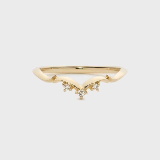 ノジェス（NOJESS）/【Pocket Ring】K10ダイヤモンドピンキーリング