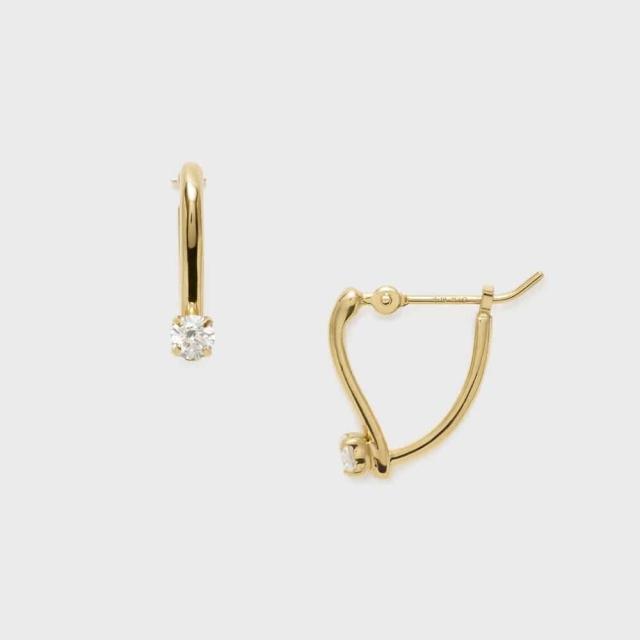 ノジェス（NOJESS）/ゴールドキュービックジルコニアピアス