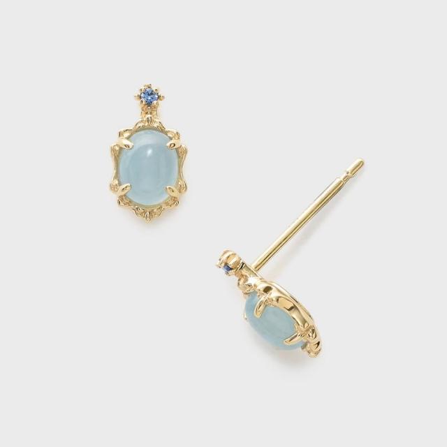ノジェス(NOJESS)/K10アクアマリンピアス