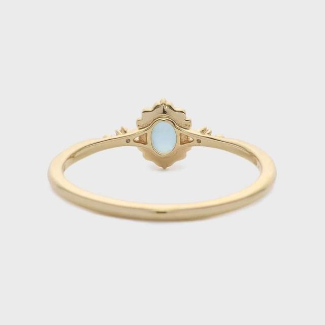 【NEW】ノジェス（NOJESS）/K10アクアマリンリングの通販は