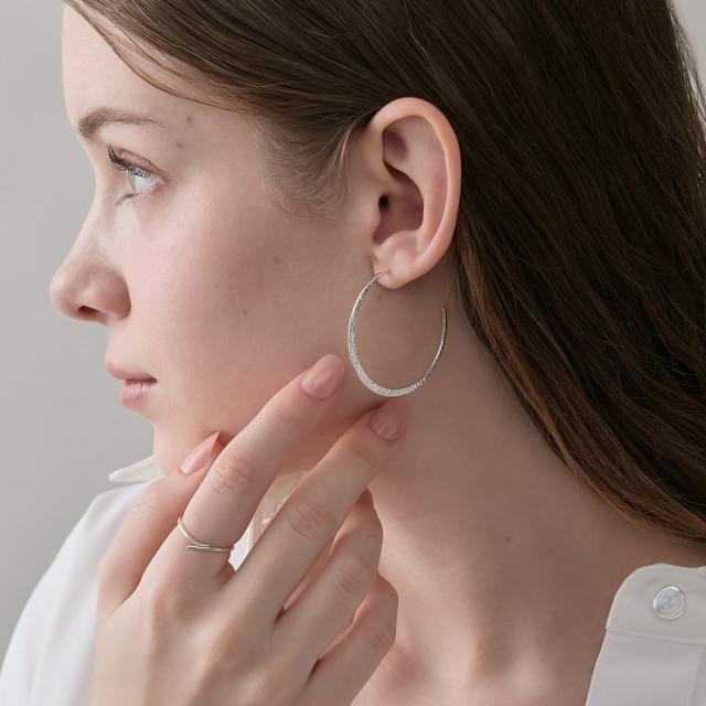 ノジェス（NOJESS）/シルバーフープピアス