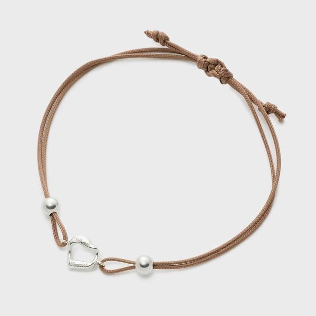 ノジェス（NOJESS）/シルバーコードブレスレット（ブラウン）の通販は