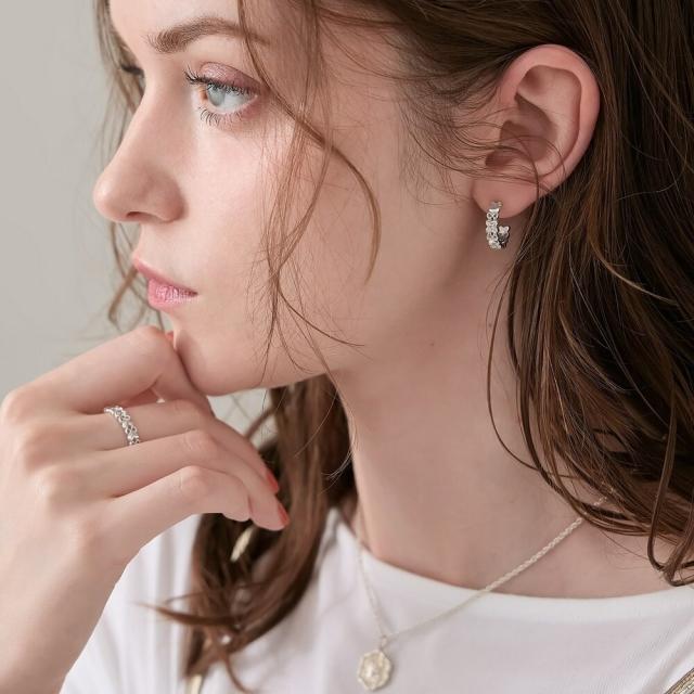 ノジェス（NOJESS）/シルバーダイヤモンドピアス