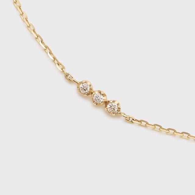 ノジェス（NOJESS）/K10ダイヤモンドブレスレット（0．01ct）