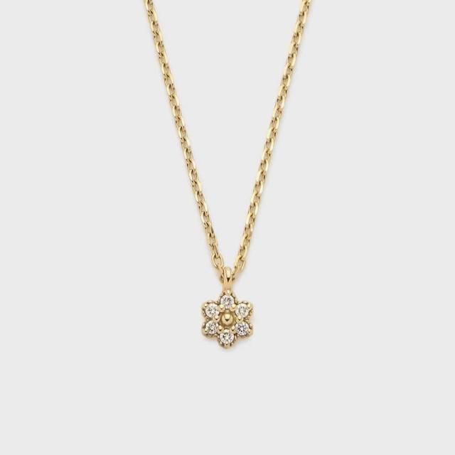 ノジェス（NOJESS）/ゴールドダイヤモンドネックレス（0．03ct）