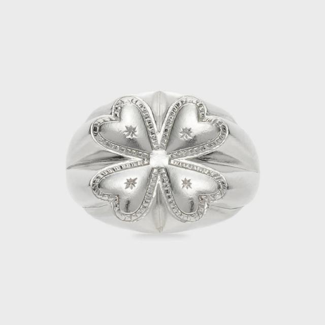 ノジェス（NOJESS）/シルバークローバーピンキーリング