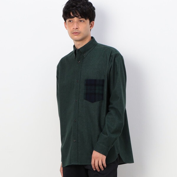 コムサコミューン/【ウォッシャブル】ボタンダウン　ネルシャツの通販は 5,949円