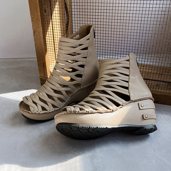 ヒナ デイ グリーン（Hina Day Green）/【人気商品】本革 日本製 厚底