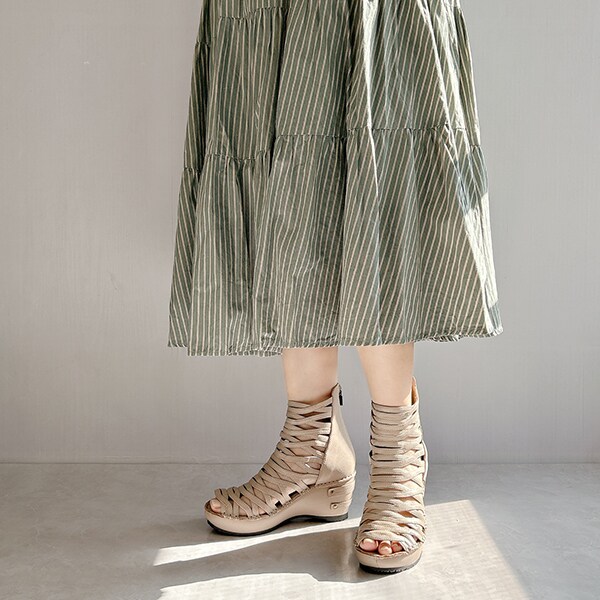 ヒナ デイ グリーン（Hina Day Green）/【人気商品】本革 日本製 厚底