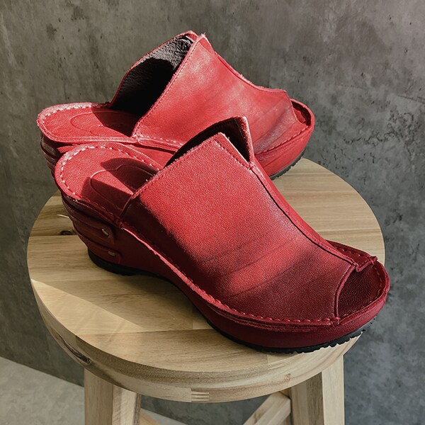 ヒナ デイ グリーン（Hina Day Green）/厚底 ウェッジ シンプル