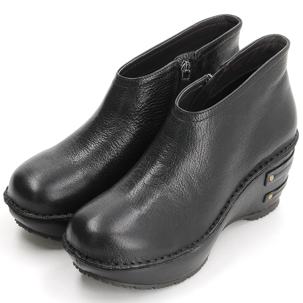 ヒナ デイ グリーン（Hina Day Green）/本革製 厚底 アンクルブーツ