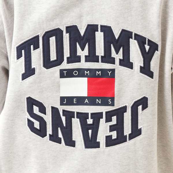 トミー ジーンズ（TOMMY JEANS）/アップリケジップパーカーワンピース