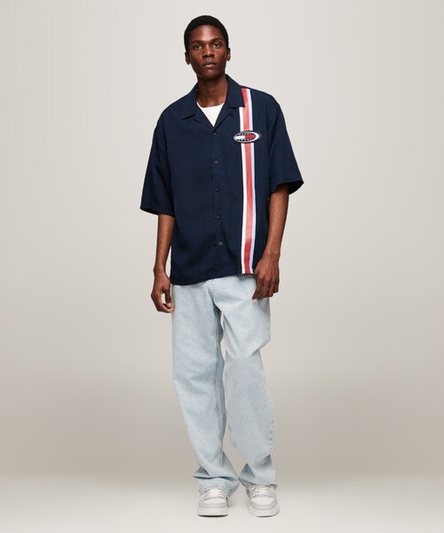 トミー ジーンズ（TOMMY JEANS）/リラックスアーカイブキャンプシャツ