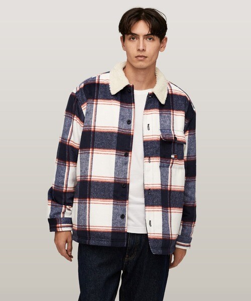 トミー ジーンズ（TOMMY JEANS）/チェックシェルパオーバーシャツ_2