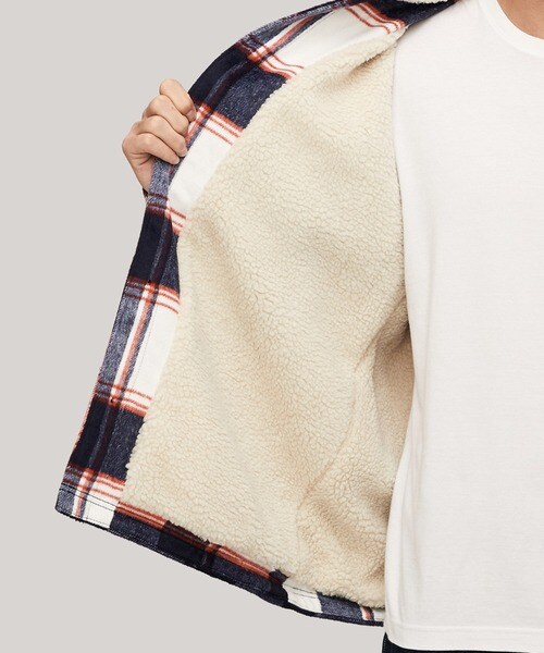 トミー ジーンズ（TOMMY JEANS）/チェックシェルパオーバーシャツ_6