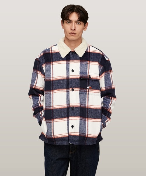 トミー ジーンズ（TOMMY JEANS）/チェックシェルパオーバーシャツ_7