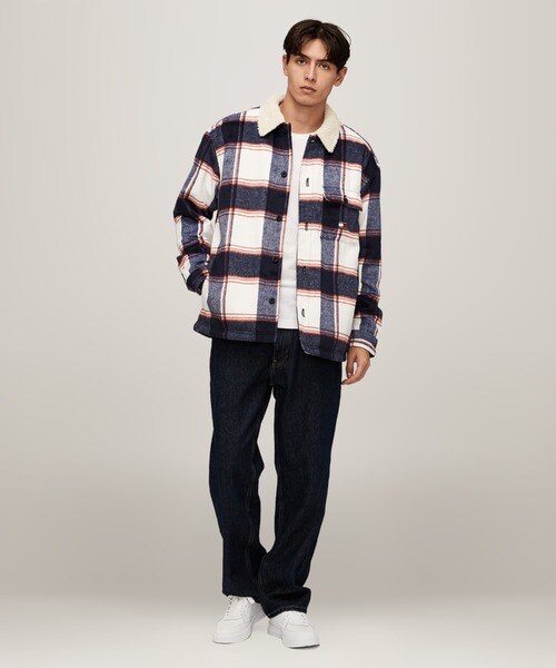 トミー ジーンズ（TOMMY JEANS）/チェックシェルパオーバーシャツ_8