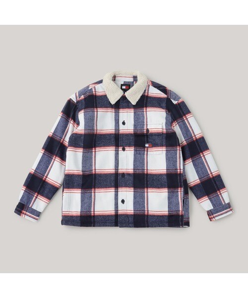 トミー ジーンズ（TOMMY JEANS）/チェックシェルパオーバーシャツ_10