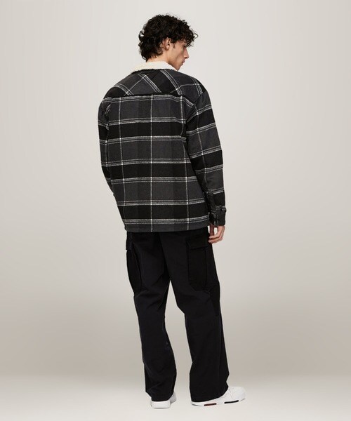 トミー ジーンズ（TOMMY JEANS）/チェックシェルパオーバーシャツ_13