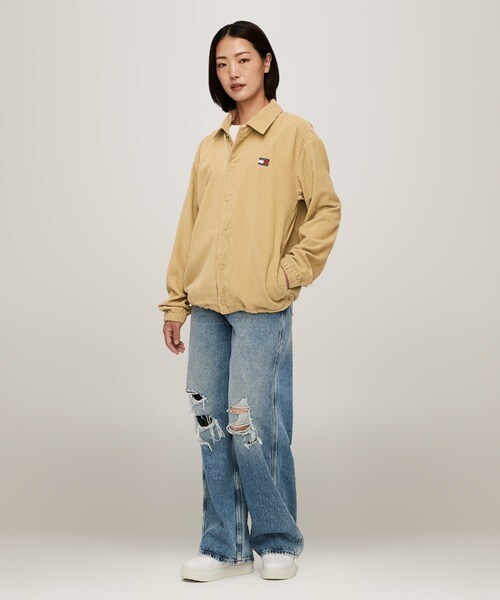 トミー ジーンズ（TOMMY JEANS）/バッジコーチオーバーシャツ_11