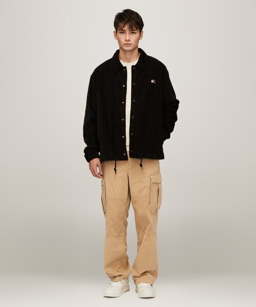 トミー ジーンズ（TOMMY JEANS）/バッジコーチオーバーシャツ_16