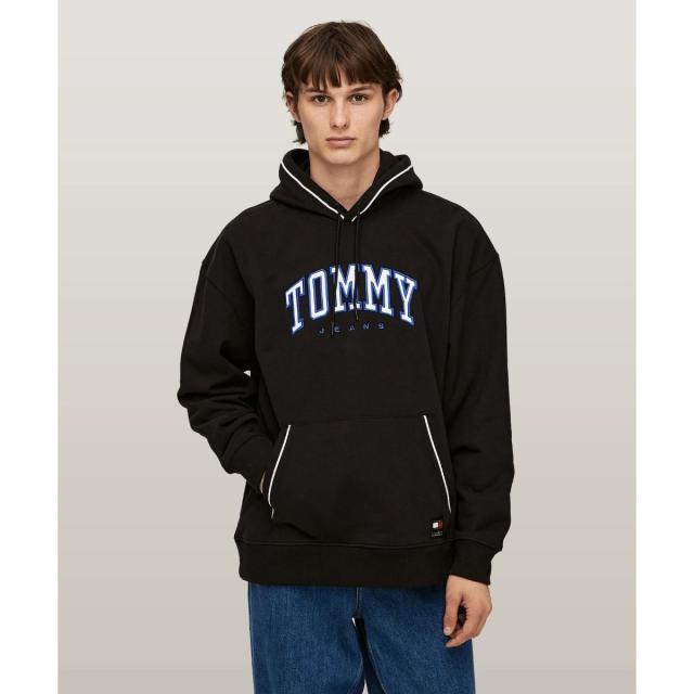 トミー ジーンズ（ JEANS）/リラックスバーシティパイピングパーカー トミー ジーンズ（TOMMY JEANS）/リラックスバーシティパイピング