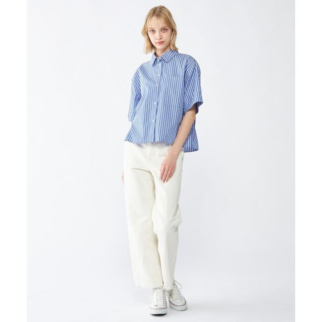 トミー ヒルフィガー（Tommy Hilfiger）/POPLIN BOXY SHORT S/S SHIRT_2