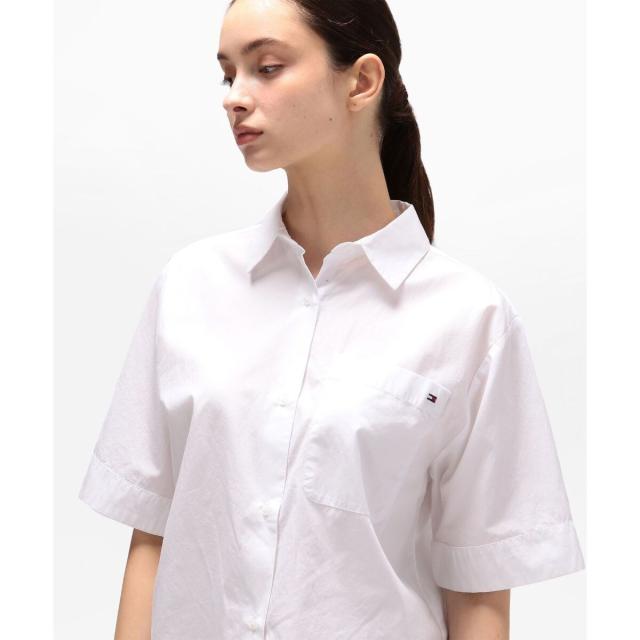 トミー ヒルフィガー（Tommy Hilfiger）/POPLIN BOXY SHORT S/S SHIRT_8