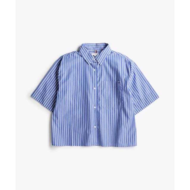トミー ヒルフィガー（Tommy Hilfiger）/POPLIN BOXY SHORT S/S SHIRT_11